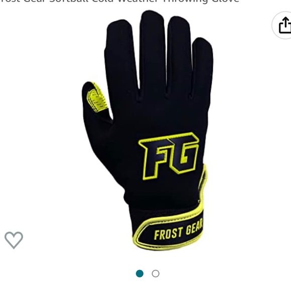 Frost Gear Softball Cold Weather Throwing Glove (R) Youth Large - Picture 2 of 2